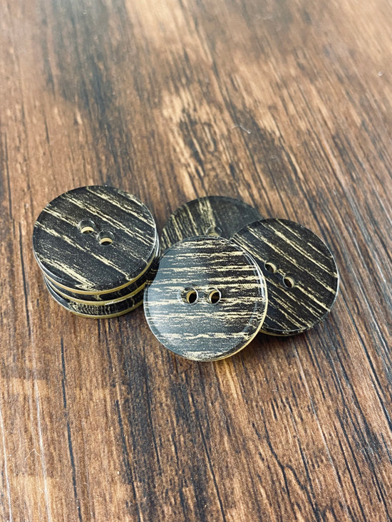Wood Grain Acrylic Button