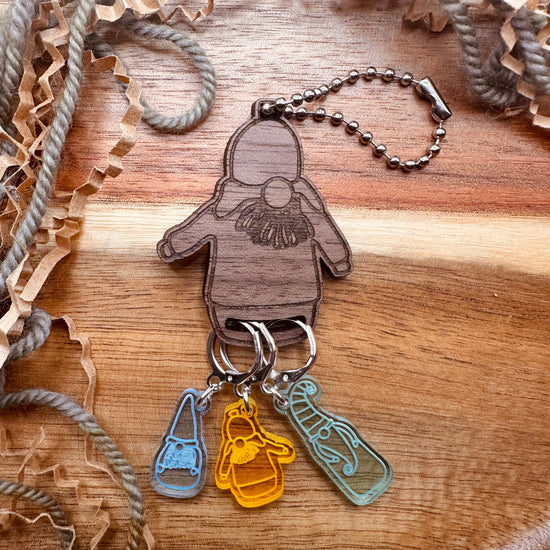 Gnome Stitch Marker Holder