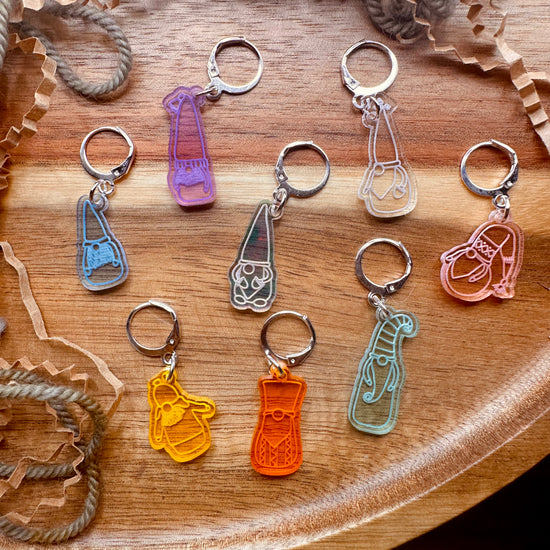 Gnomes of Grimblewood Stitch Markers