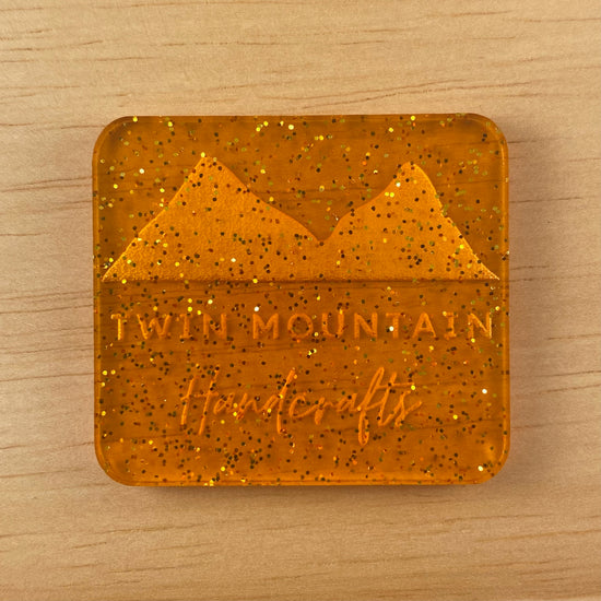 Orange Glitter