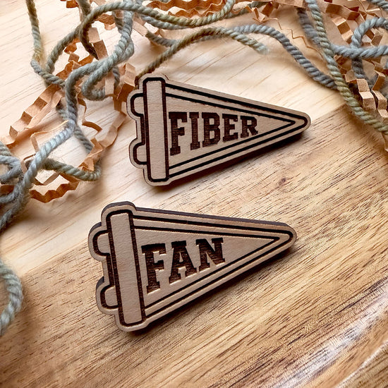 Fiber Fan Pennant Cake Clips – Set of 2 | Pigskin Party ’26 Exclusive