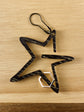 Wood Grain Star - Acrylic Stitch Marker Holder
