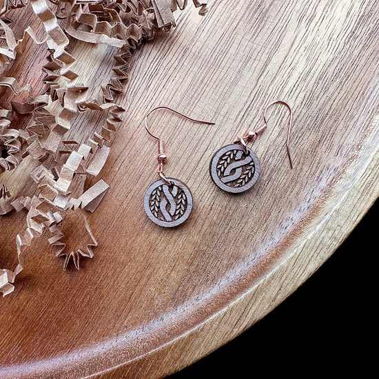 Cable Stitch Earrings (S)