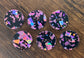 Pop Rocks Glitter Acrylic Button