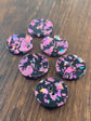 Pop Rocks Glitter Acrylic Button